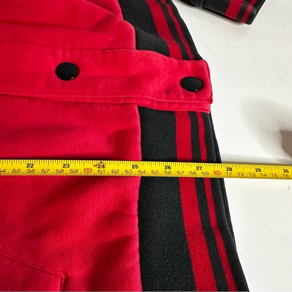 ADIDAS Chicago Bulls NBA Red & Black Train Jacket, Full Zip Hoodie, Sz M - Picture 12 of 12